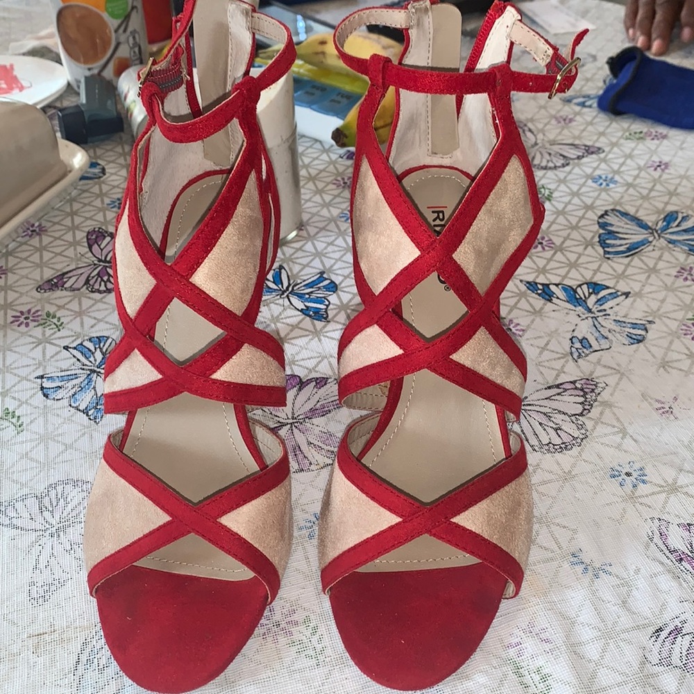 Womens red heel